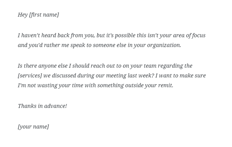 How To Politely Follow Up On A Meeting Request